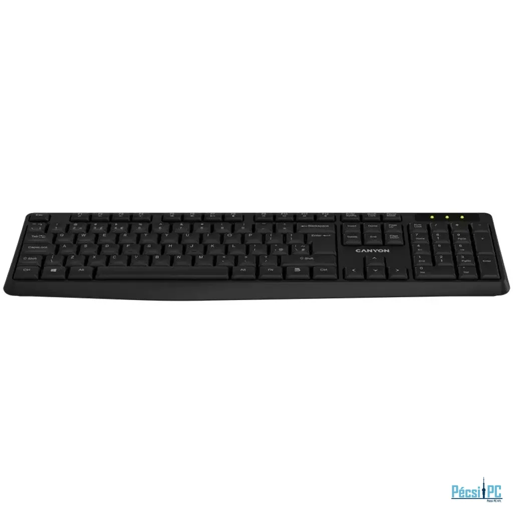 Canyon CNE-CKEYW01-HU Wireless Keyboard Black HU