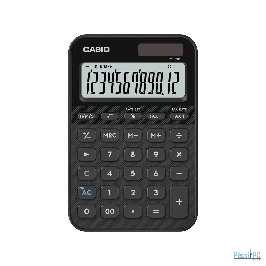 Casio MS-20YC-BK Asztali számológép Black