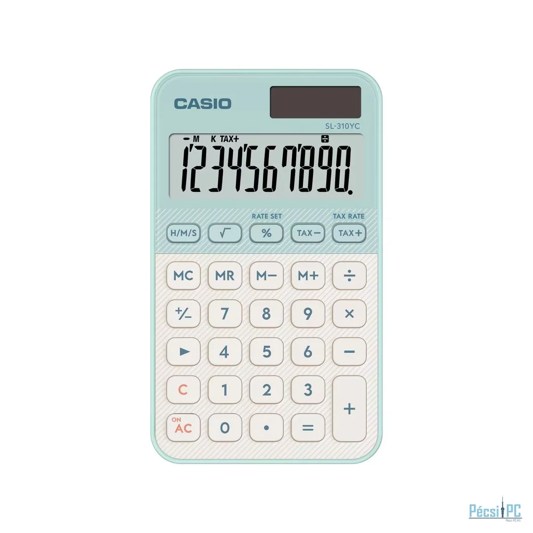 Casio SL-310YC-LG Asztali számológép Light Green