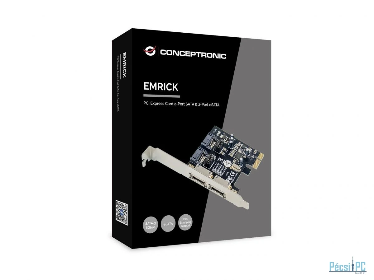 Conceptronic  CSATA600EXI 4-Port SATA eSATA PCIe Card