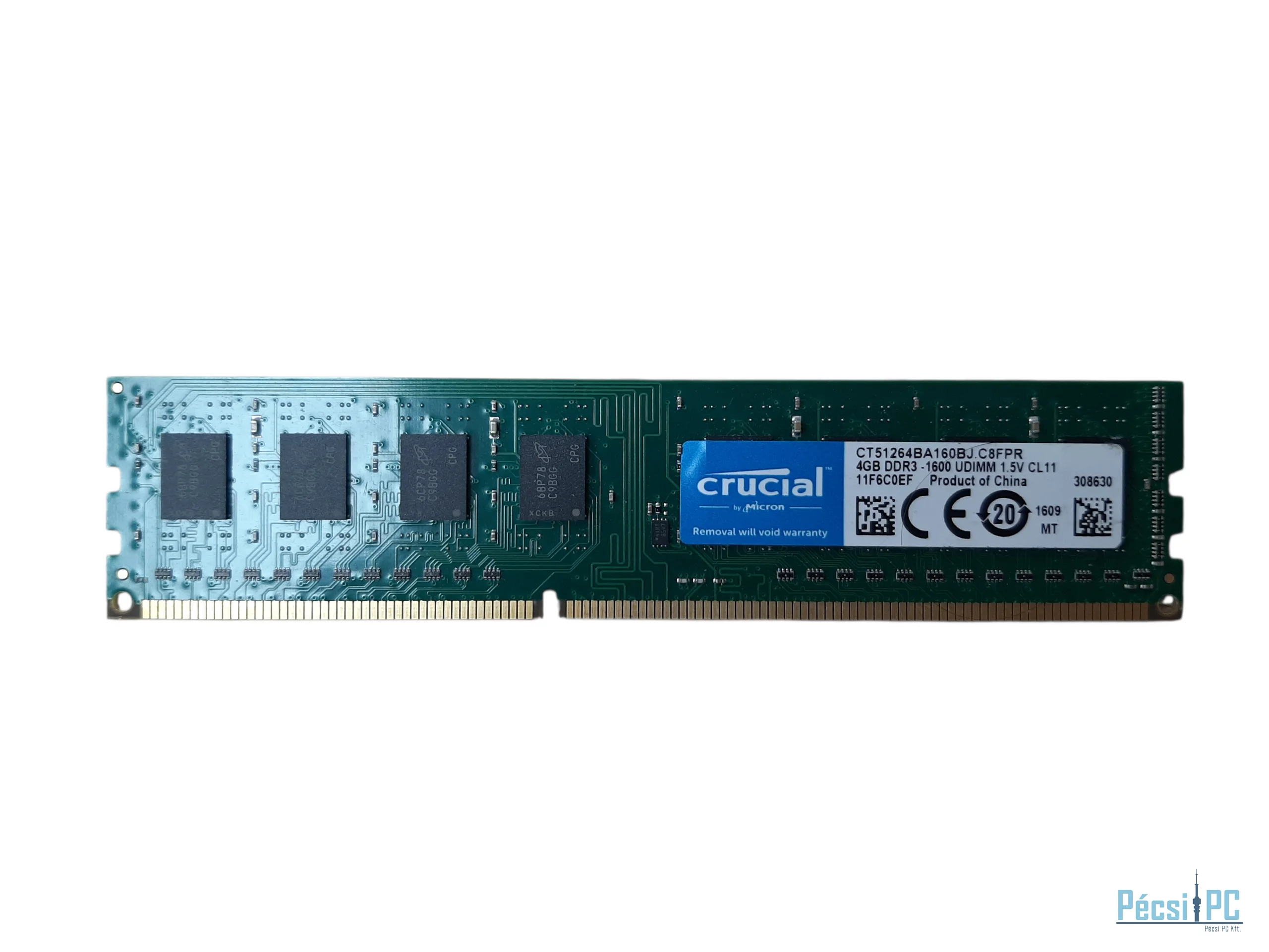 Crucial 4GB DDR3 1600MHz RAM (1Rx8)