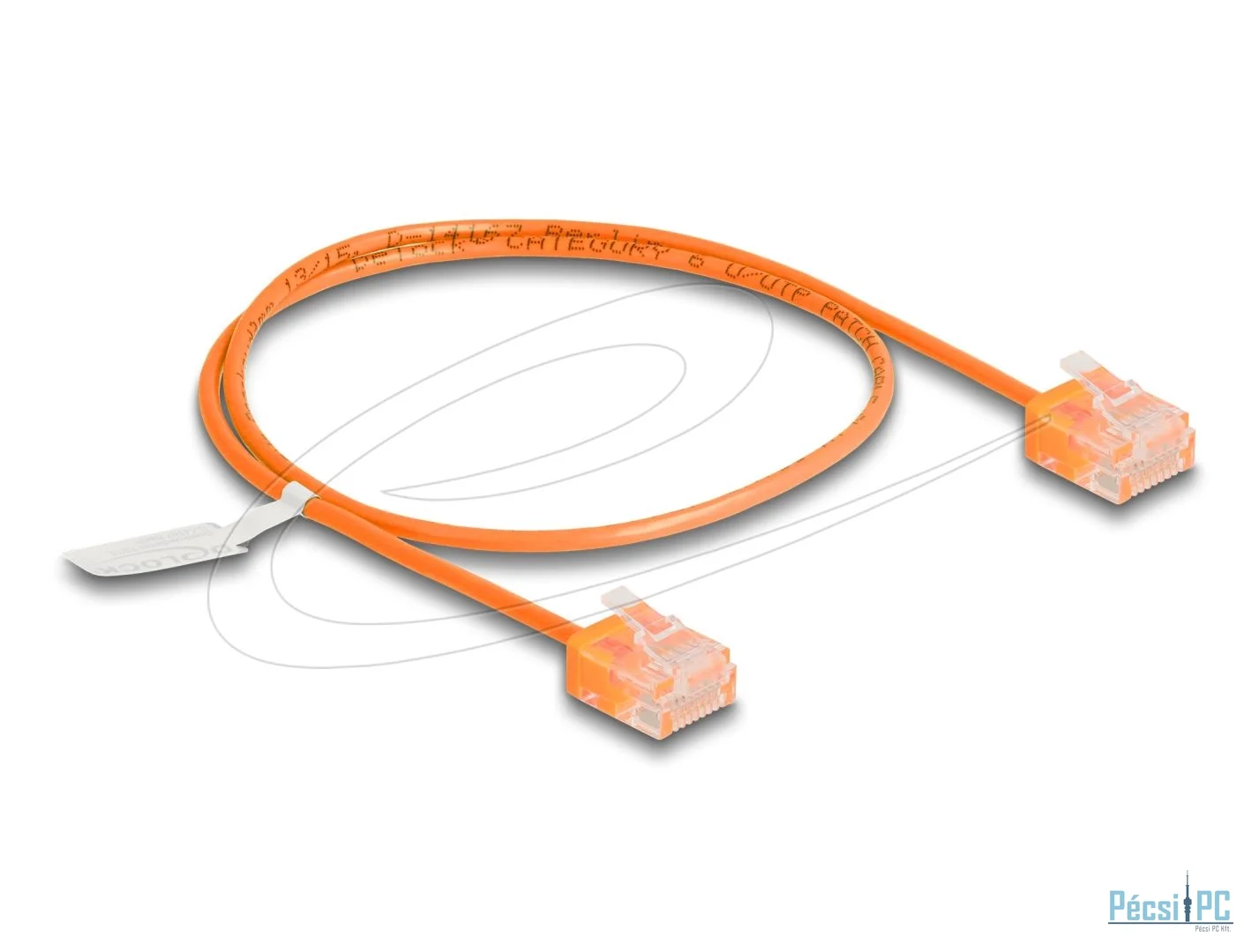 DeLock CAT6 U-UTP Patch Cable 0,5m Orange