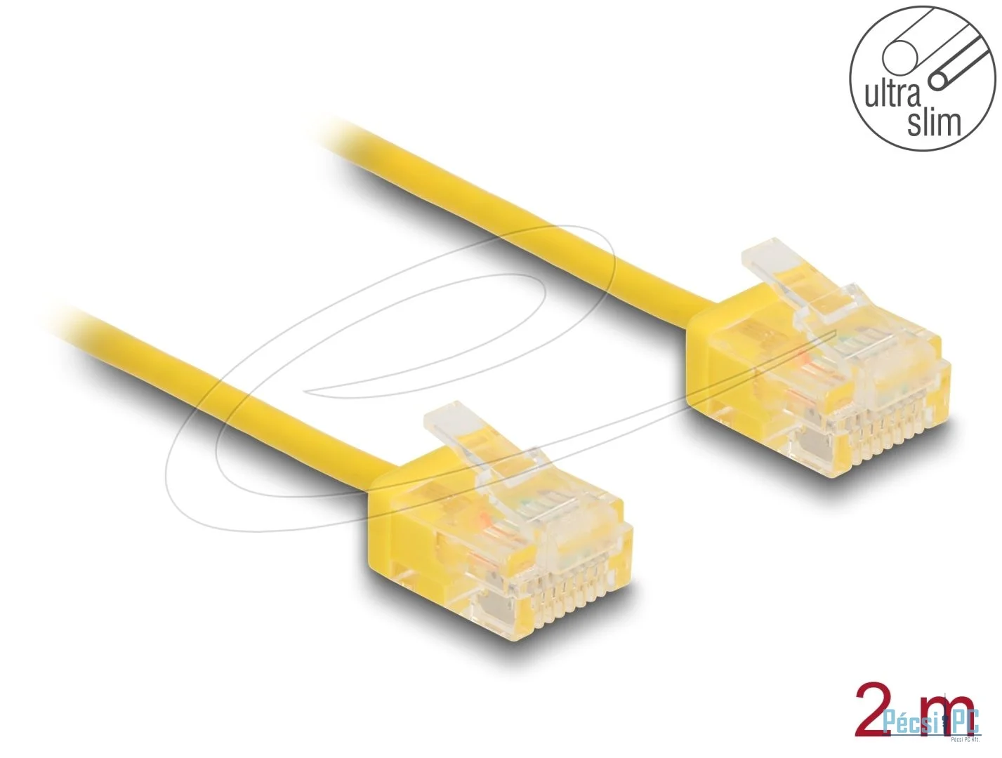 DeLock CAT6 U-UTP Patch Cable 2m Yellow