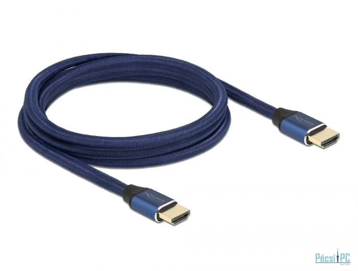 DeLock Ultra High Speed HDMI Cable 48 Gbps 8K 60Hz 2m Blue