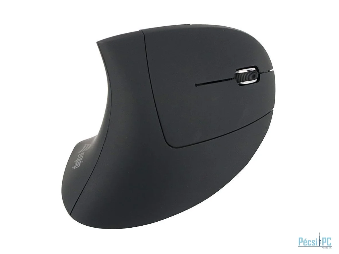 EQuip Ergonomic Wireless Mouse Black