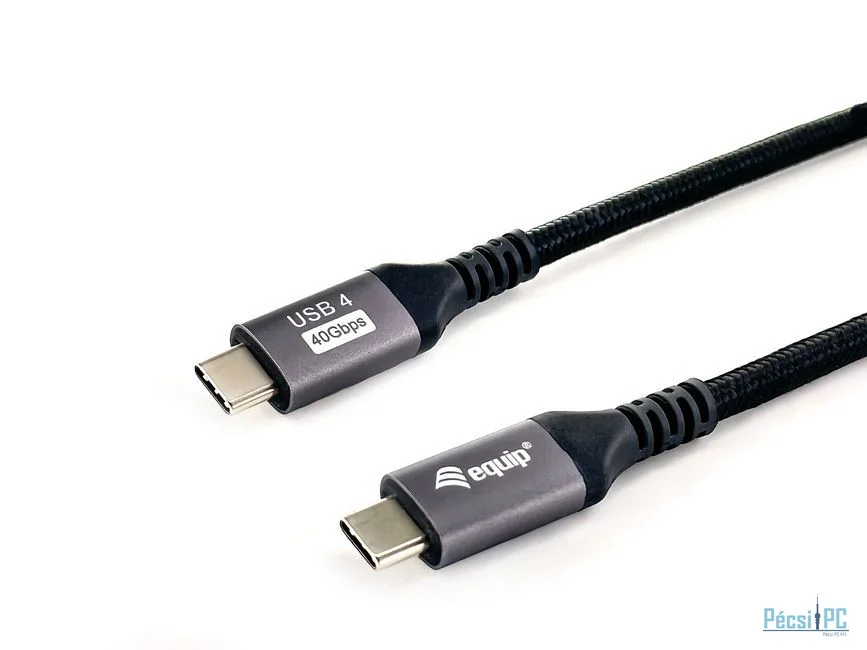 EQuip USB-C 4 Gen3 to USB-C 240W cable 2m Black