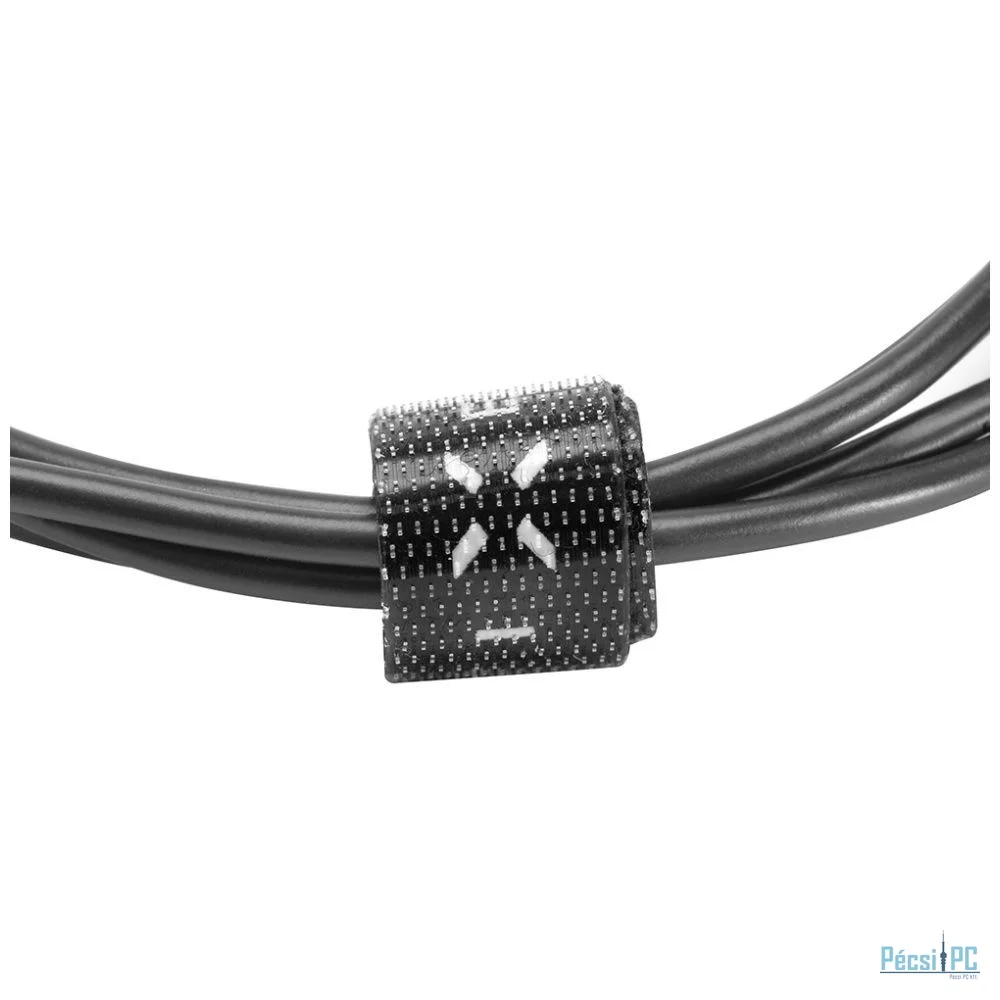 FIXED hosszú USB-C/USB-C kábel, 2m, fekete