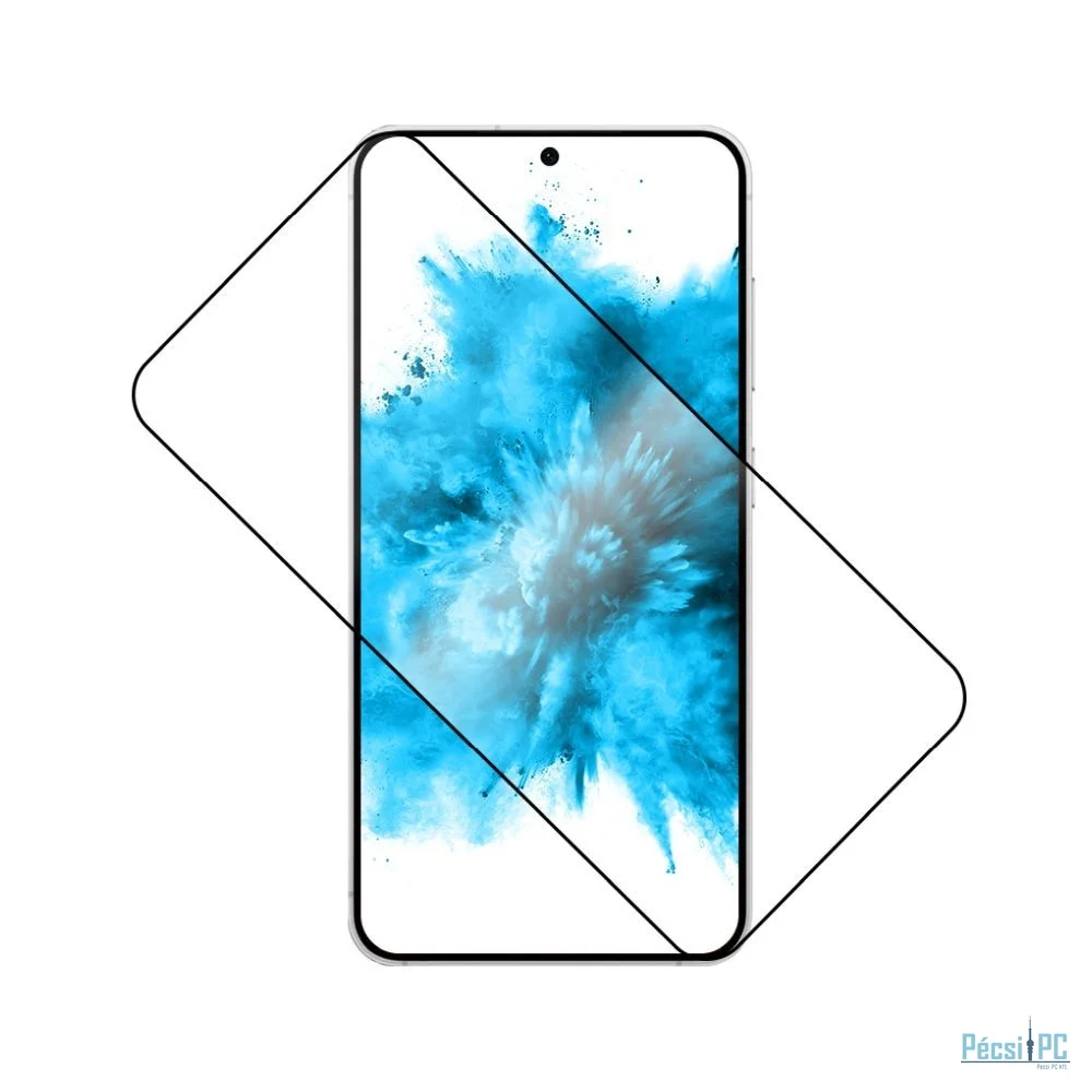 FIXED teljes képernyőt védő 2,5D edzett üveg Samsung Galaxy S25+ készülékhez, fekete