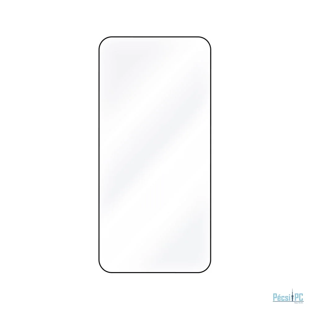 FIXED teljes képernyőt védő 2,5D edzett üveg Samsung Galaxy S25+ készülékhez, fekete