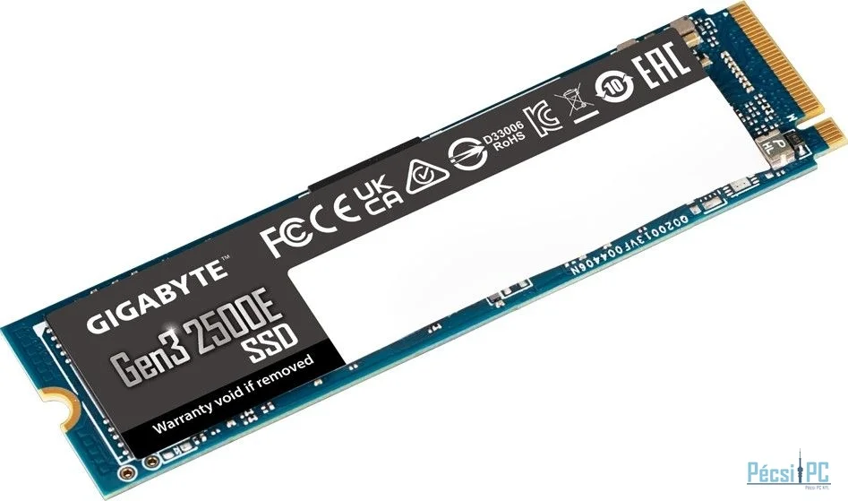 Gigabyte 500GB M.2 2280 NVME Gen3 2500E
