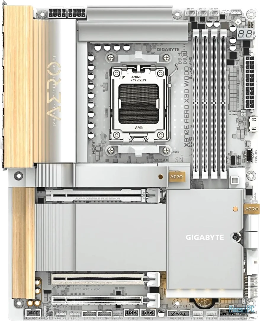 Gigabyte X870E AERO X3D WOOD