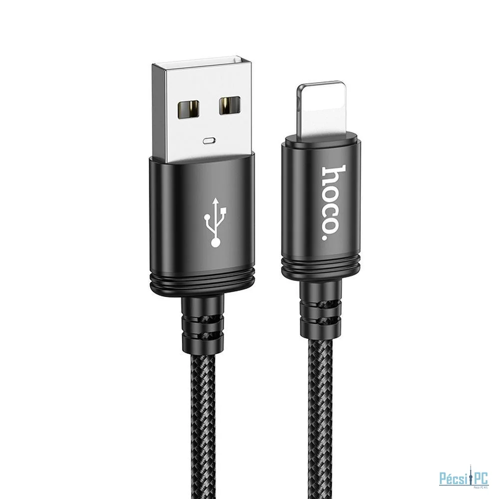 Hoco USB-A to Lightning cable 2m Black