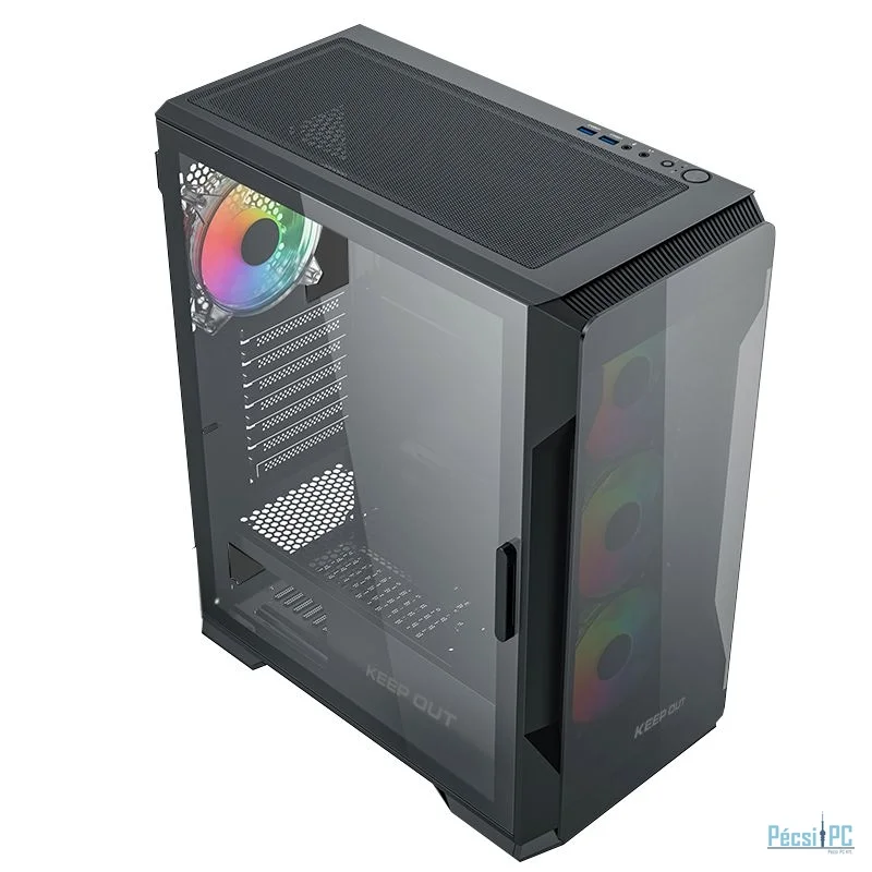 Keep Out XC-901 PRO Tempered Glass Black