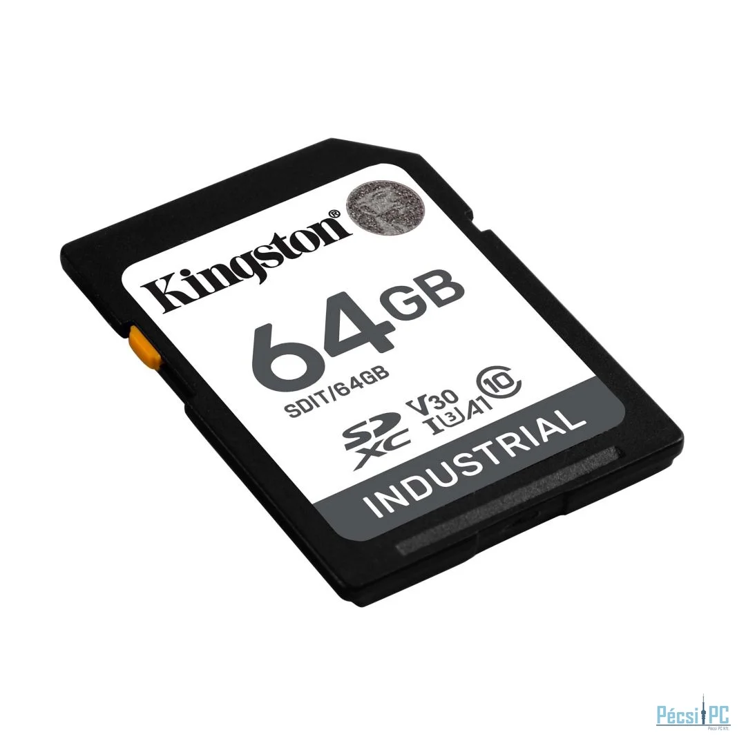 Kingston 64GB SDXC Industrial Class 10 U3 V30 A1