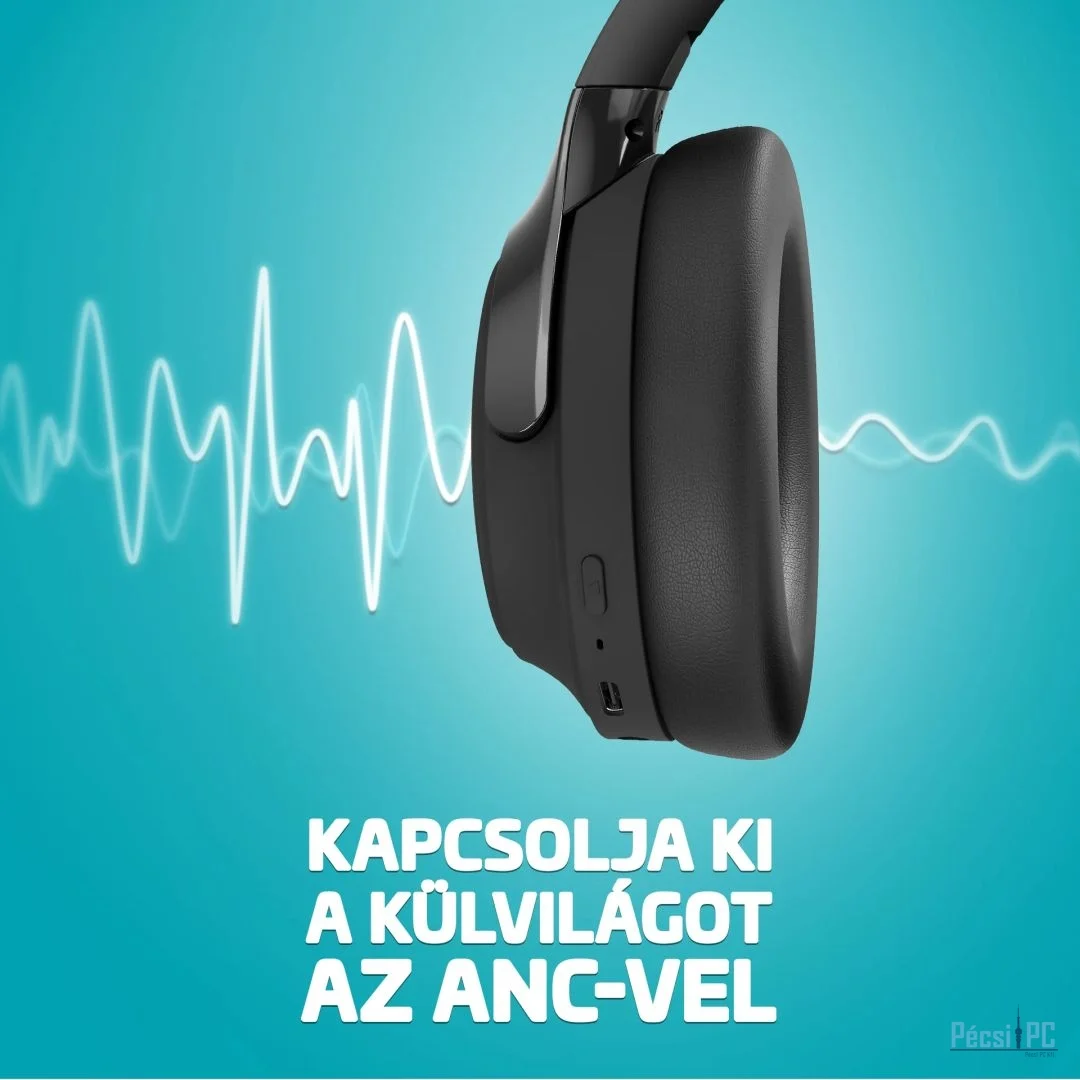 Lamax MuseComfort1 ANC Bluetooth Headset Black