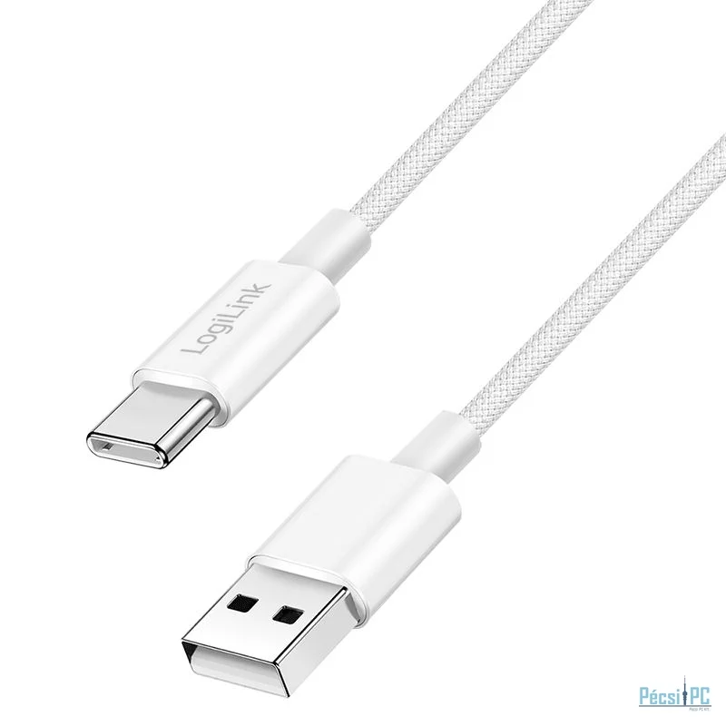 Logilink USB 2.0 C/M - A/M 60W cable 1,5m White
