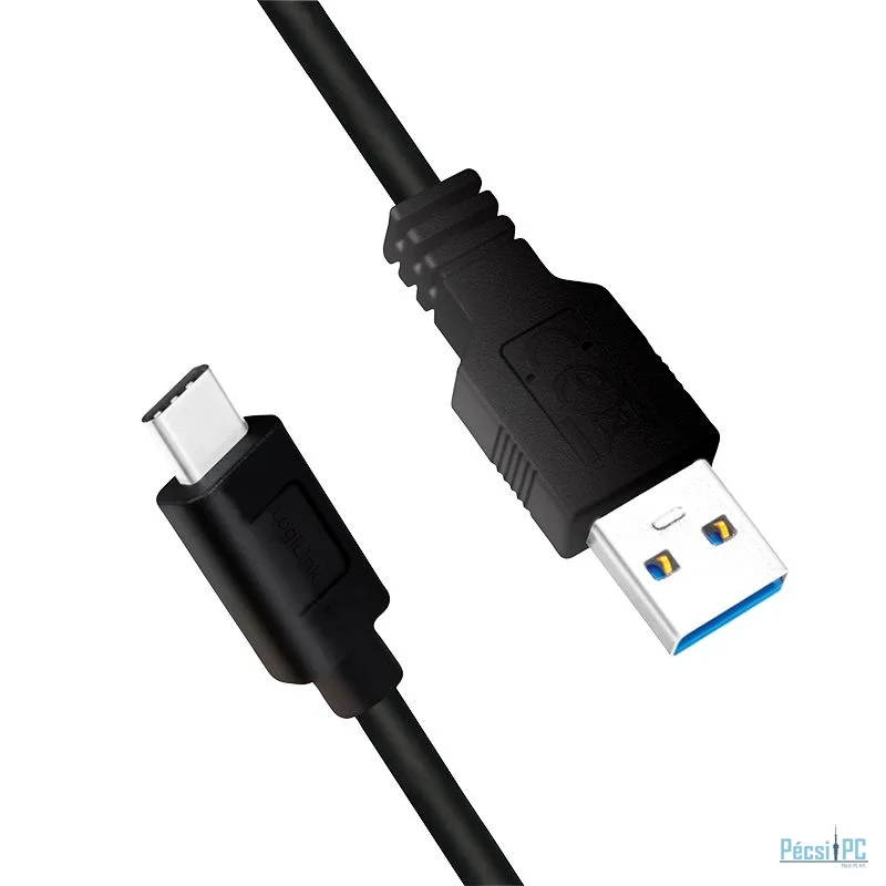 Logilink USB3.2 Gen1 Type-C C/M to USB-A/M 1.5m Cable Black