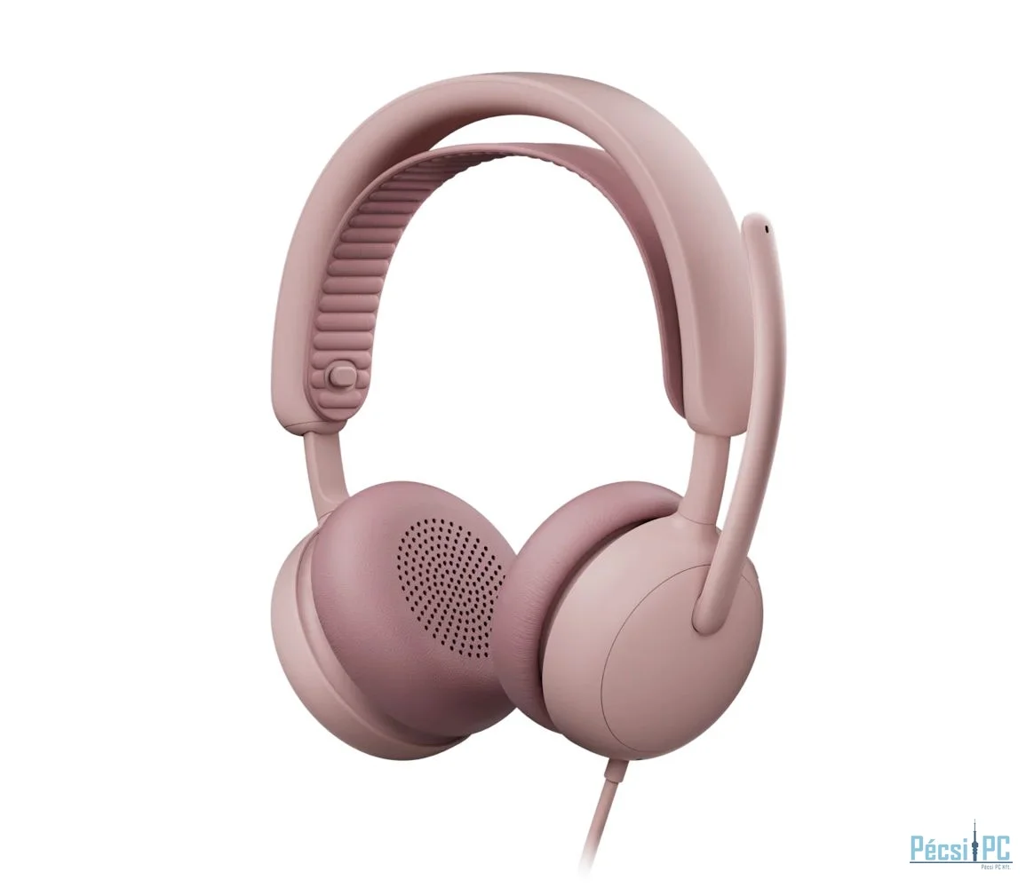 Logitech Zone Wired 2 for Business Teams version Headset Rose