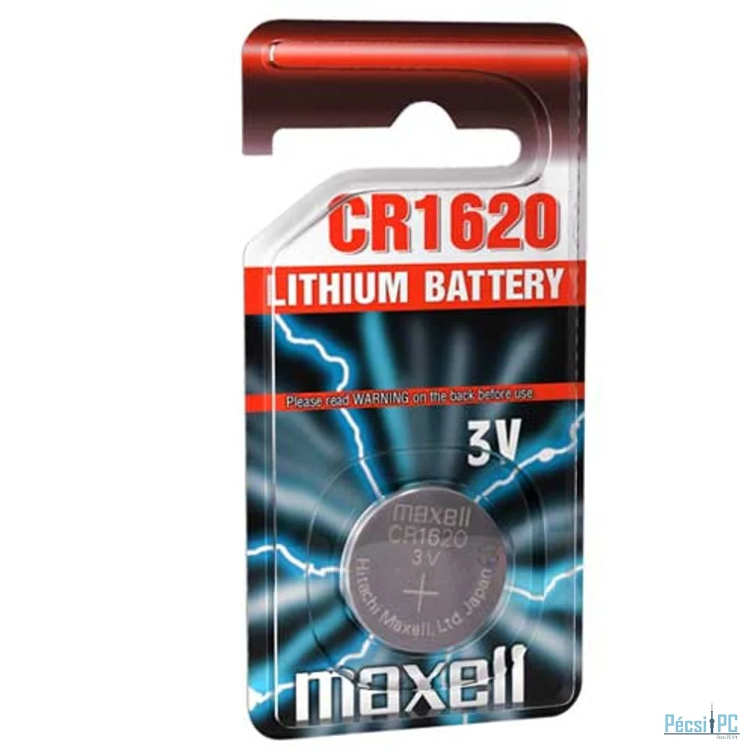 Maxell CR1620 lítium gombelem 1db/bliszter