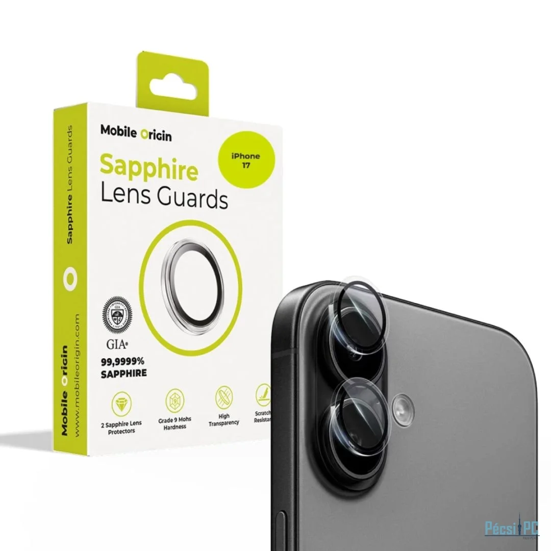 Mobile Origin Sapphire Lens guards for iPhone 17 Clear