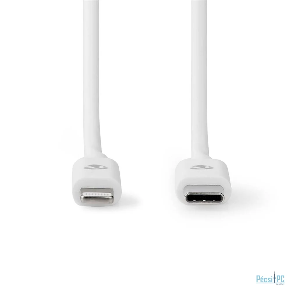 Nedis USB-C to Lightning Cable 1m White