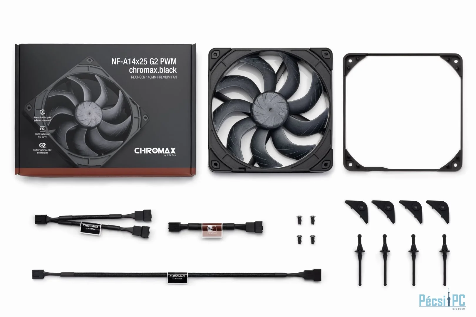 Noctua NF-A14x25 G2 PWM chromax black