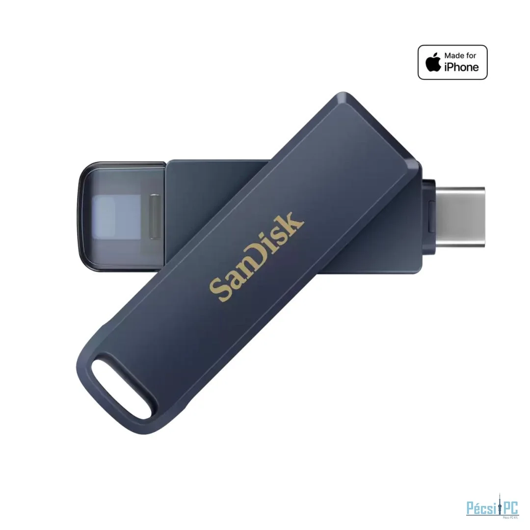 Sandisk 128GB Phone Drive for iPhone USB3.2 Type-C Metallic Sky
