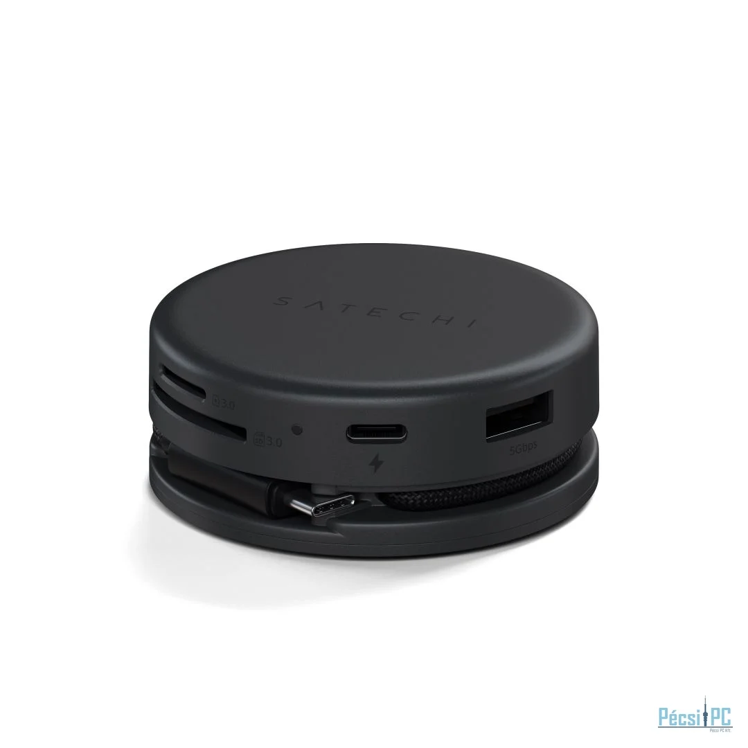 Satechi OntheGo 7-in-1 Multiport Adapter Space Black