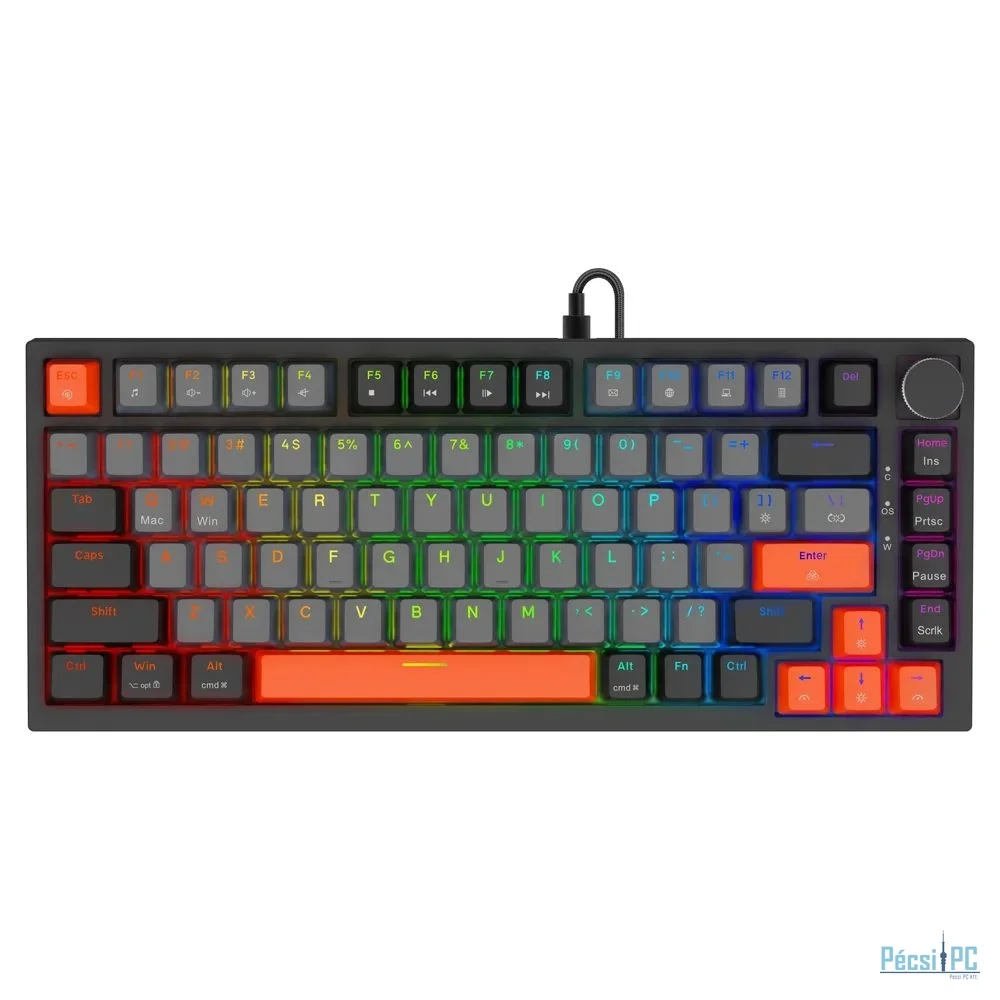 Savio Astral O OUTEMU White Jade 3-color Gaming Keyboard Black US