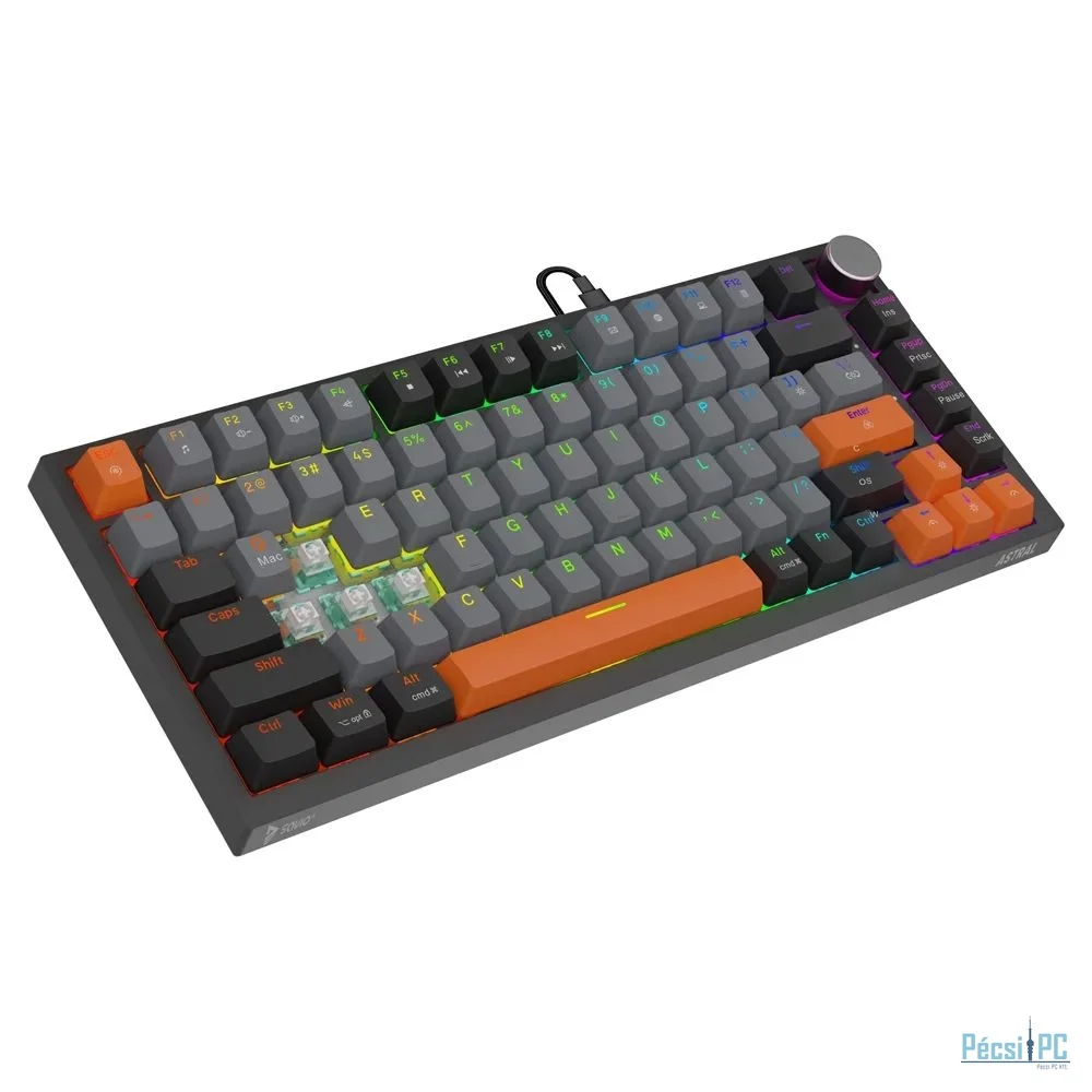 Savio Astral O OUTEMU White Jade 3-color Gaming Keyboard Black US