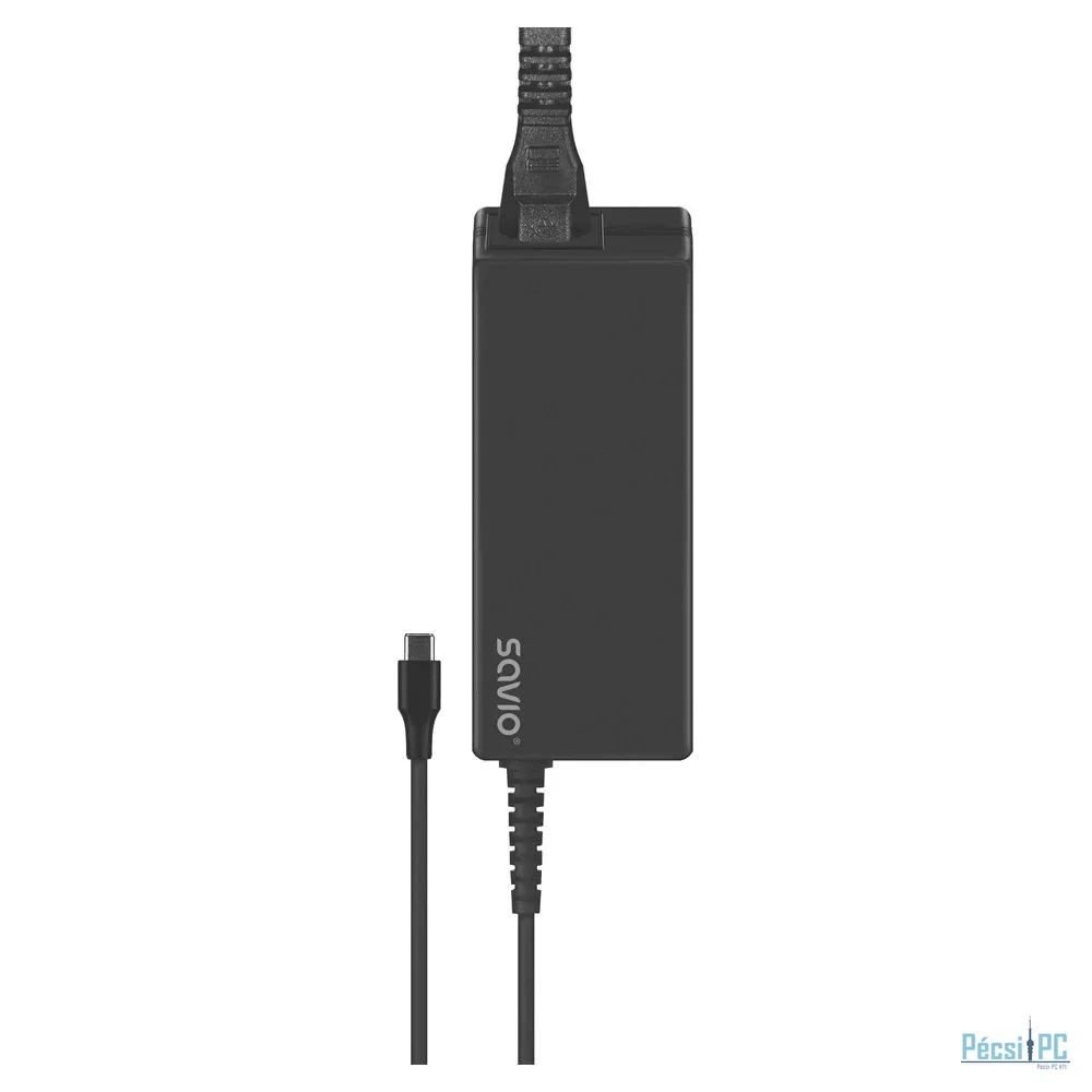 Savio ZA-01 AC adapter USB-C 65W Black