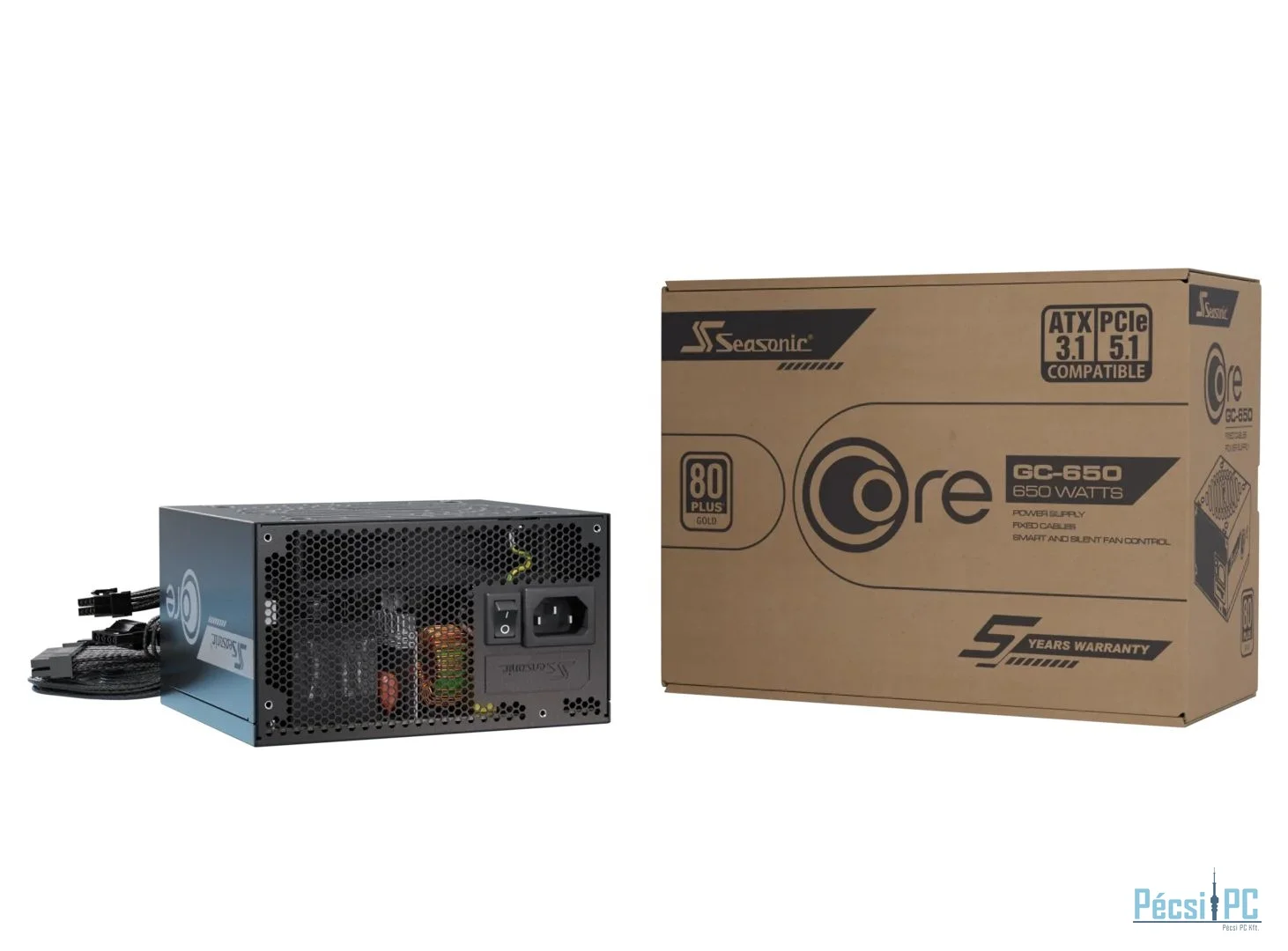 Seasonic 650W 80+ Gold Core GC ATX 3.1