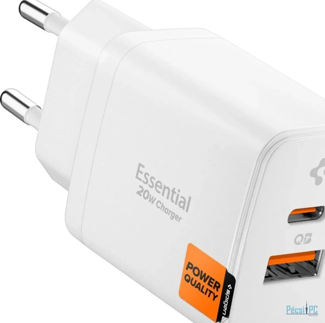 Spigen Essential 20W Wall Charger White