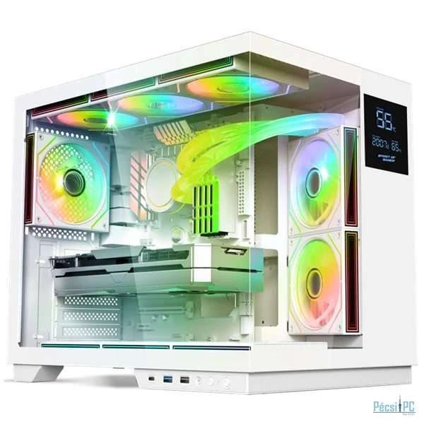 Spirit Of Gamer Viper CRX Tempered Glass White