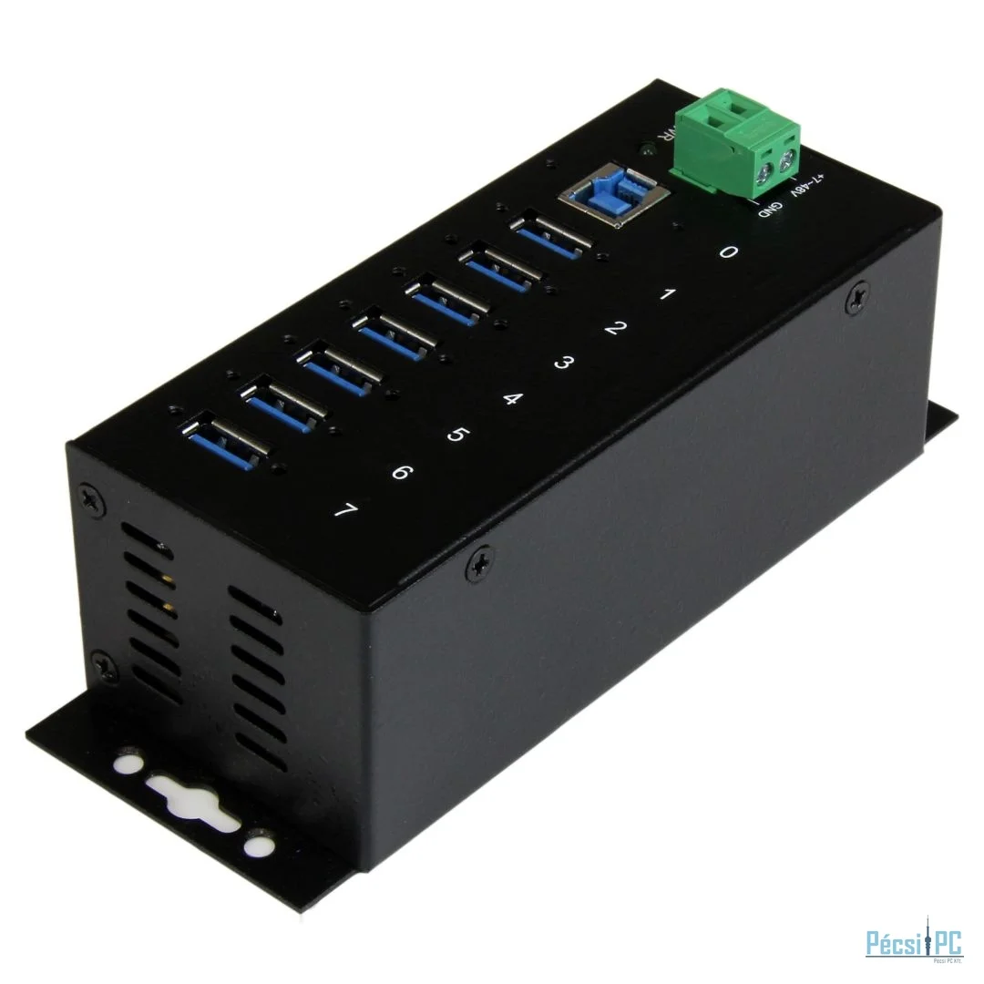 Startech 7-portos USB3.0 HUB Black
