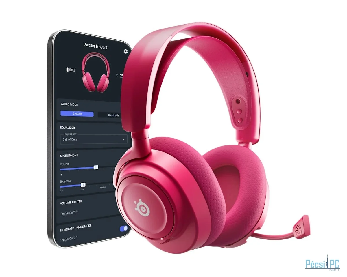 Steelseries Arctis Nova 7P Gen 2 Wireless Bluetooth Gaming Headset Magenta