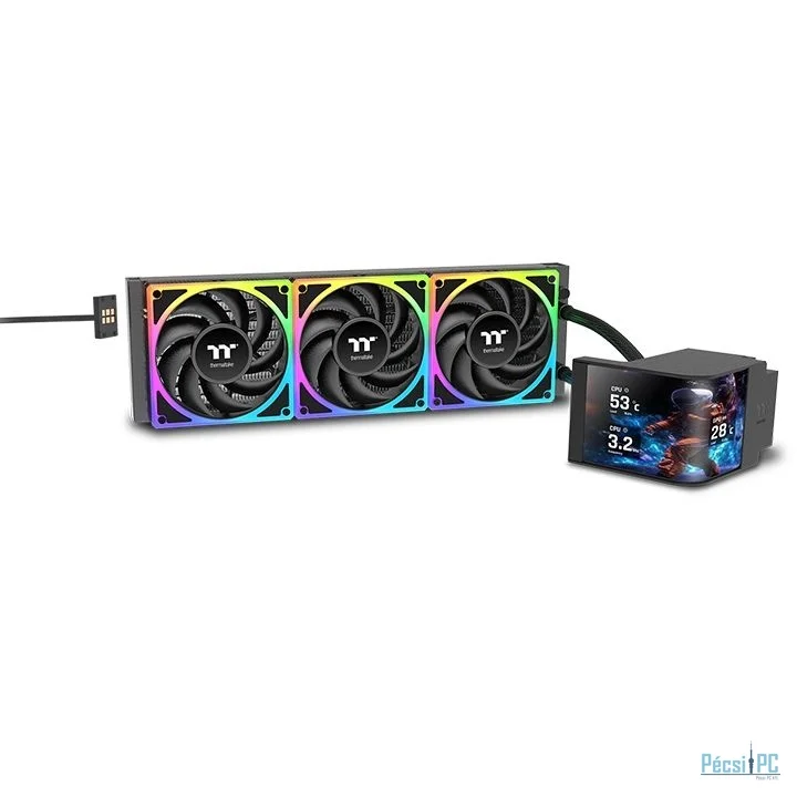 Thermaltake MAGCurve 360 Ultra ARGB Sync AIO Liquid Cooler Black