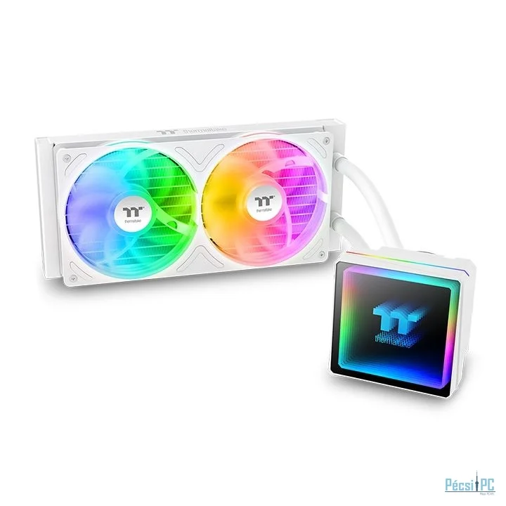 Thermaltake TH240 V3 ARGB Sync AIO Liquid Cooler Snow Edition