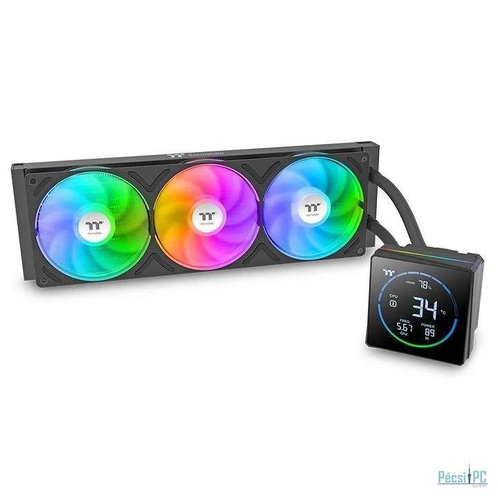 Thermaltake TH360-S V3 ARGB Sync All In One Liquid Cooler Black
