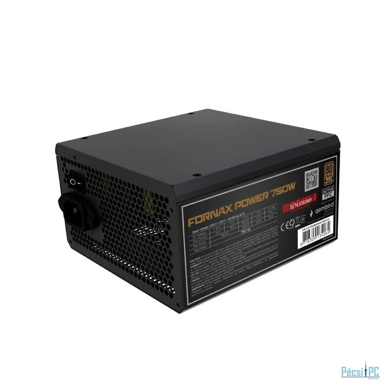 Gembird 750W 80+ Bronze CCC-PSUBRONZE-750W