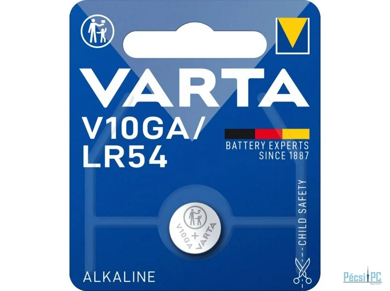 Varta V10GA/LR54 Alkáli Gombelem 1db/csomag