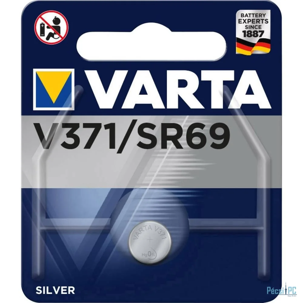 Varta V371 Silver-oxide Elem 1db/csomag
