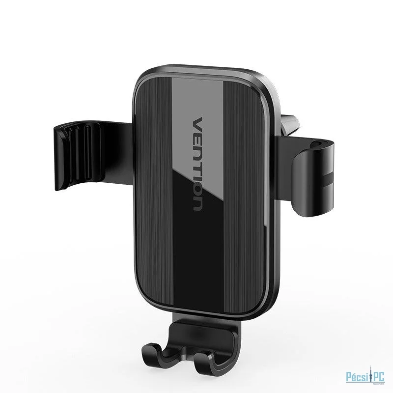 Vention Auto-Clamping Car Phone Mount With Duckbill Clip Black Square Fashion Type Black