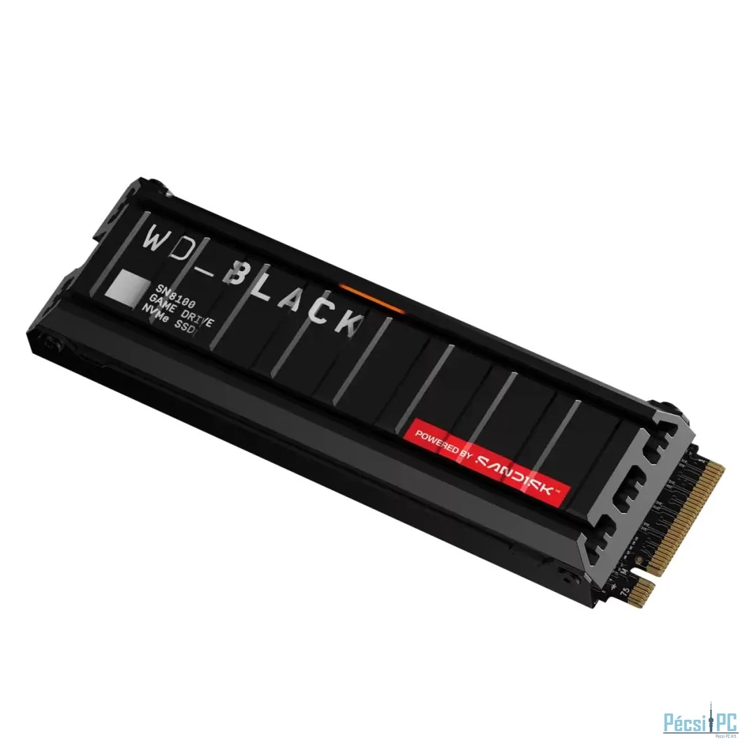 Western Digital 1TB M.2 2280 NVMe SN8100 with Heatsink Black