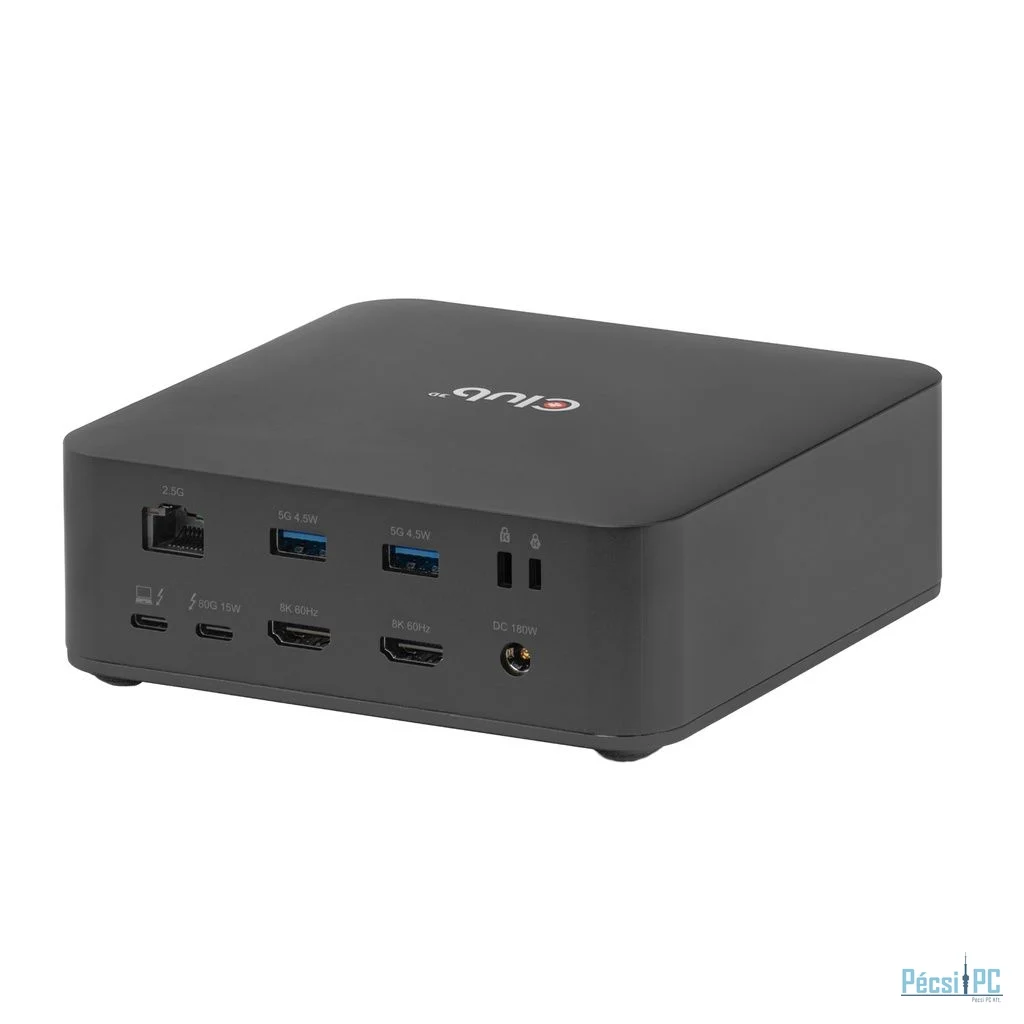 Club3D 13-1 Thunderbolt 5 Docking Station M.2 SSD 2x HDMI 8K60Hz Thunderbolt Share Certified 180W