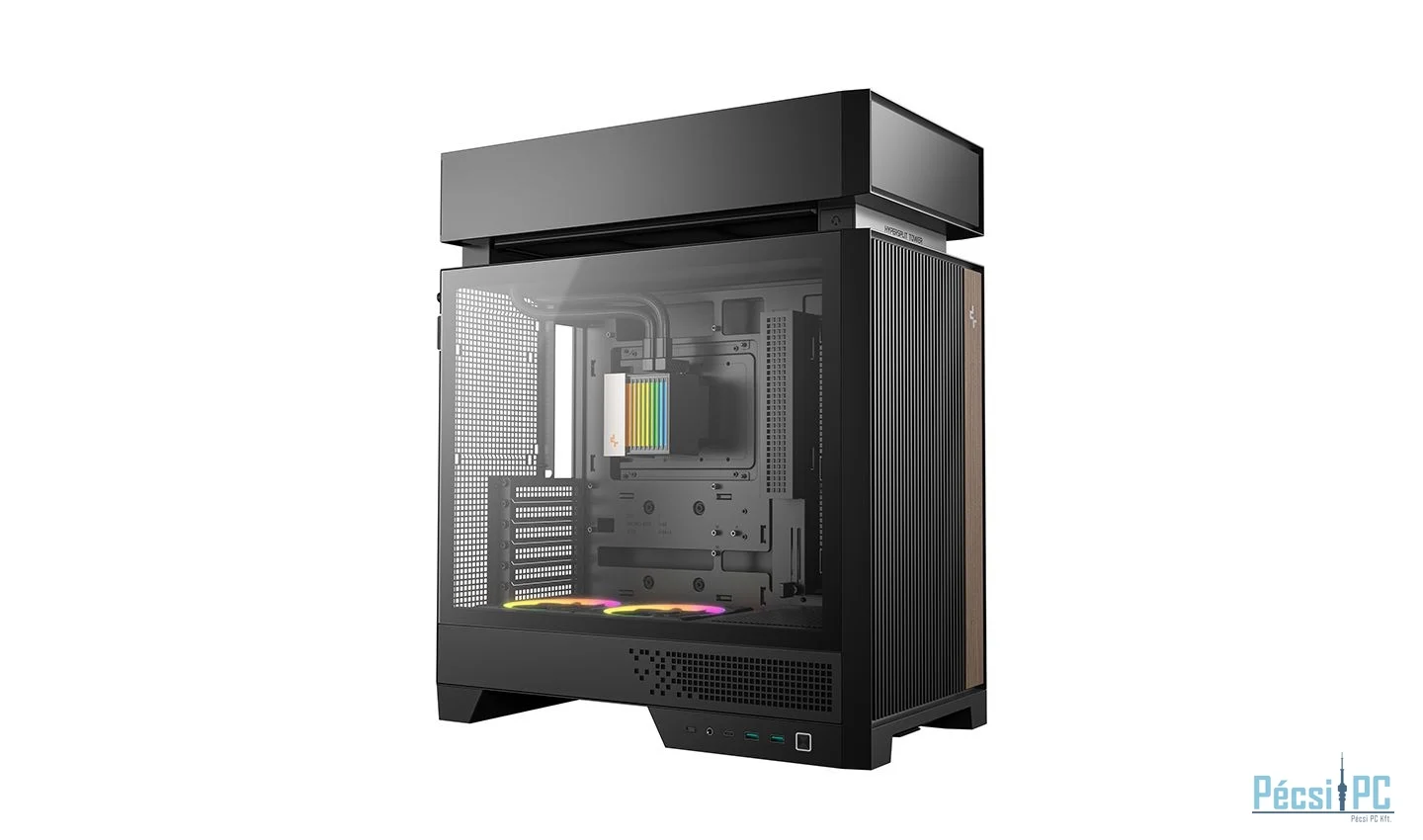 DeepCool CL6600 Tempered Glass Black