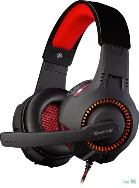 Defender G-450 Gamer Headset Black/Red