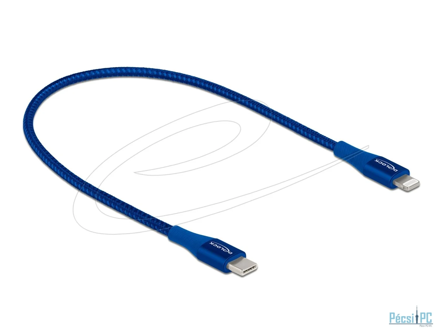 DeLock Data and charging USB Type-C to Lightning cable 0,5m Blue