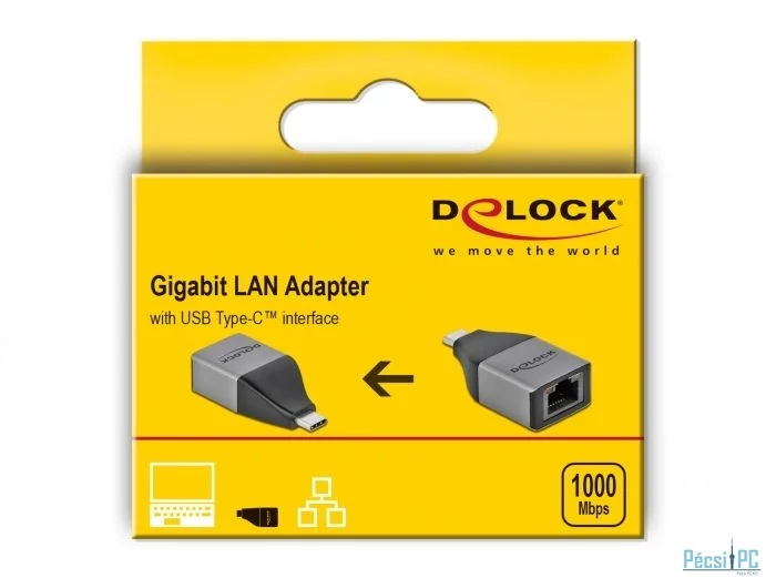 DeLock USB Type-C with Gigabit LAN Adapter