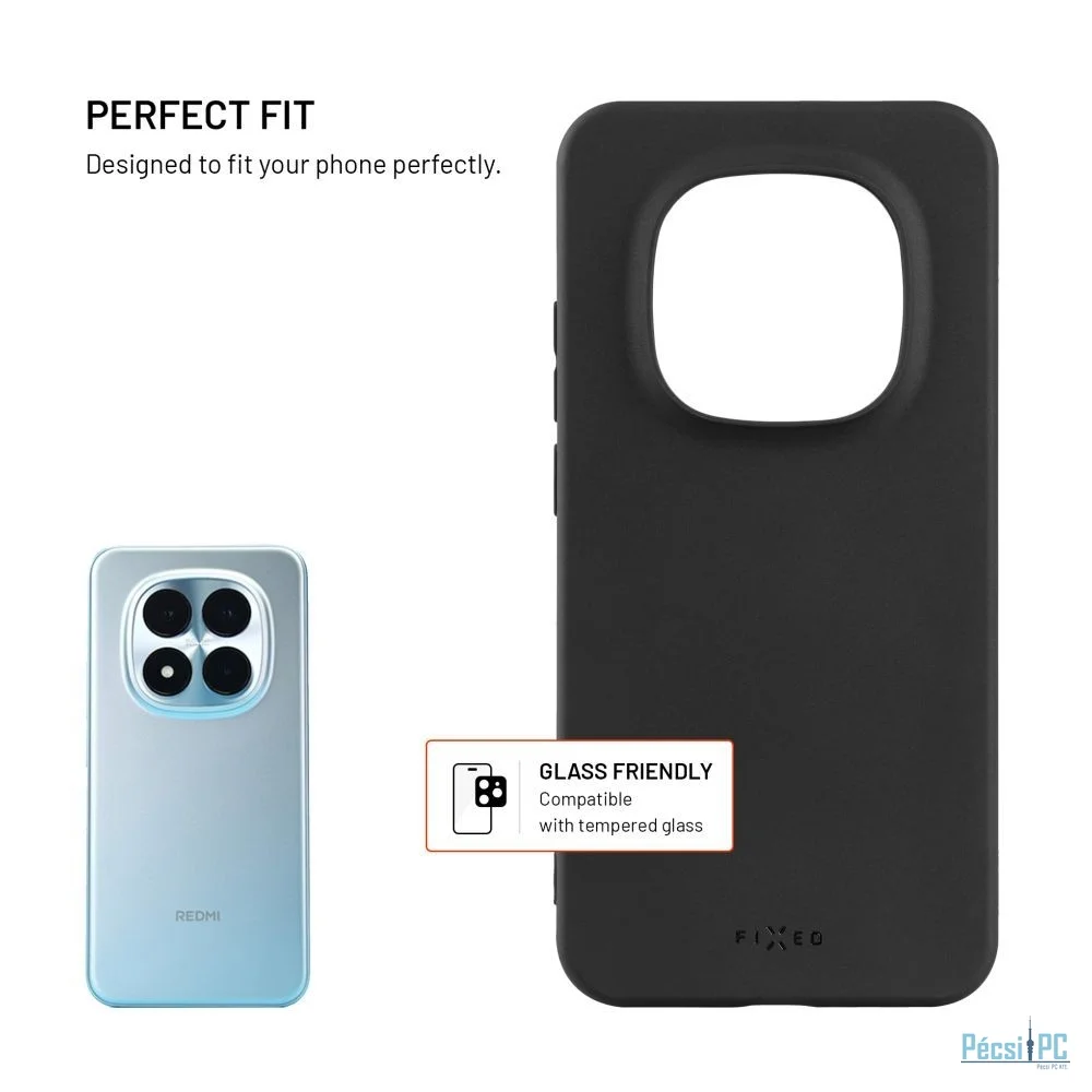 FIXED Story hátlap Xiaomi Redmi Note 15 Pro+ 5G készülékhez, fekete